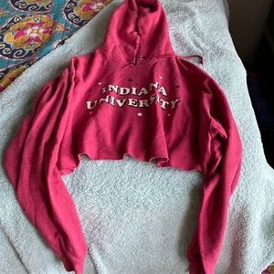 Cropped IU hoodie